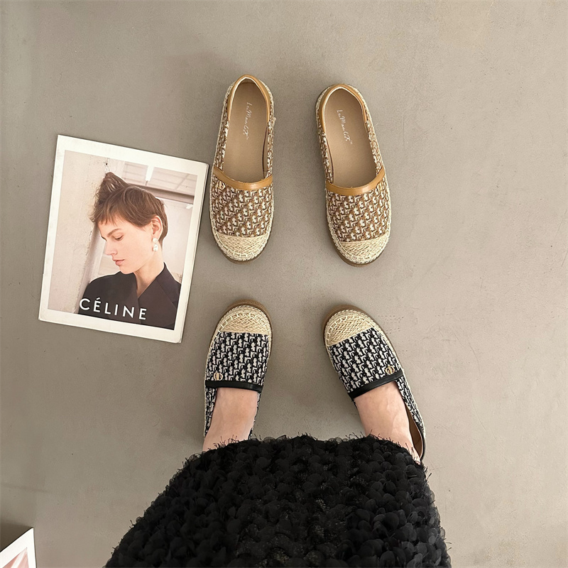 1721115123755_106239.jpg Fisherman Shoes Women 2024 New Korean Style Fashion Flat Women's Shoes Lazy Flat Shoes Single Shoes Versatile