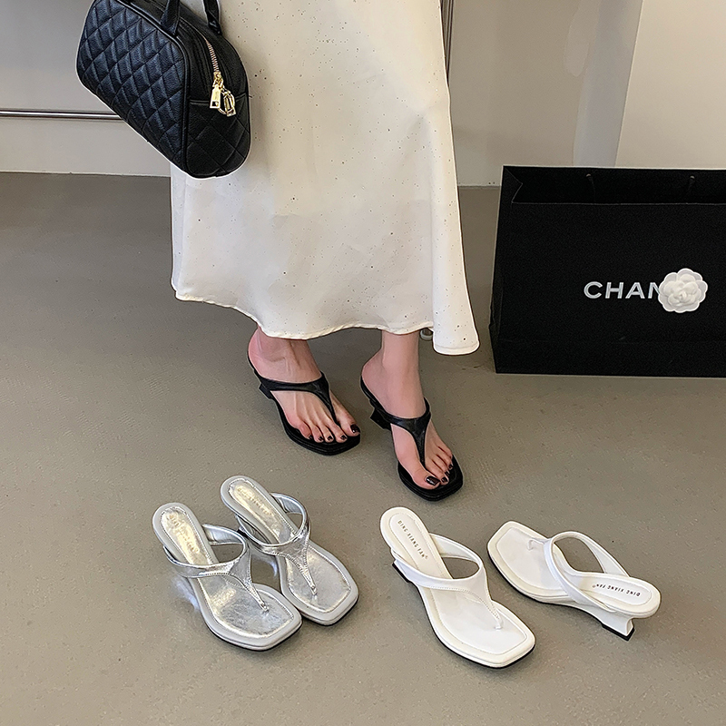 1771655223049_HX6hfU.jpg 2026 Minimalist Flip Flops Women's Fashion Square Toe Slide Sandals Comfortable Wedge Summer Open Toe Shoes