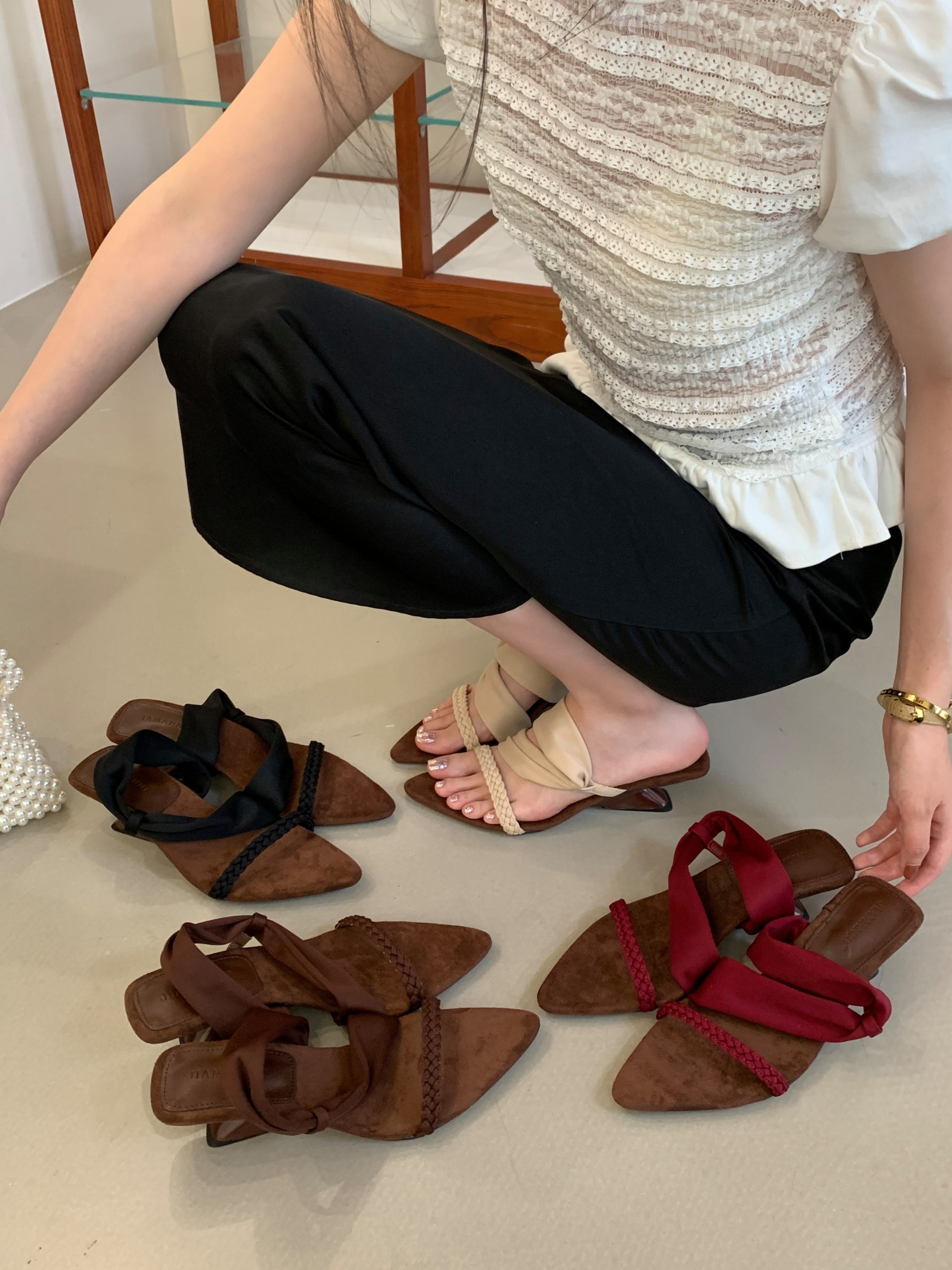 1780725832905_5ExxuX.jpg French Pointed Toe 5cm Heel Slippers for Women 2026 Summer New Style Evening Dress Vacation Sandals