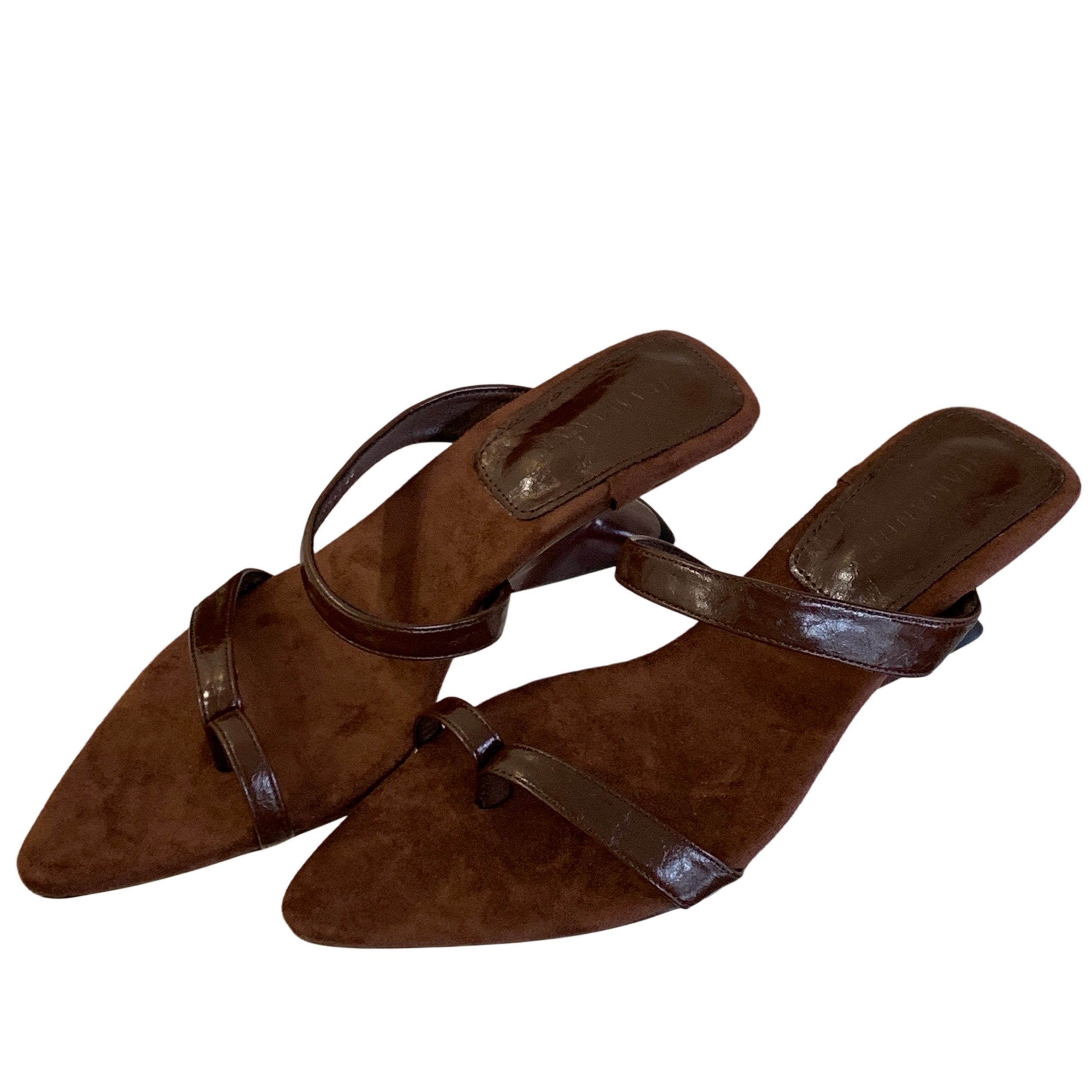 JIAMANNI French Pointed Toe One-Strap Women's Slippers 2026 New Summer Outdoor Fashion Vacation Style Versatile Casual Sandals