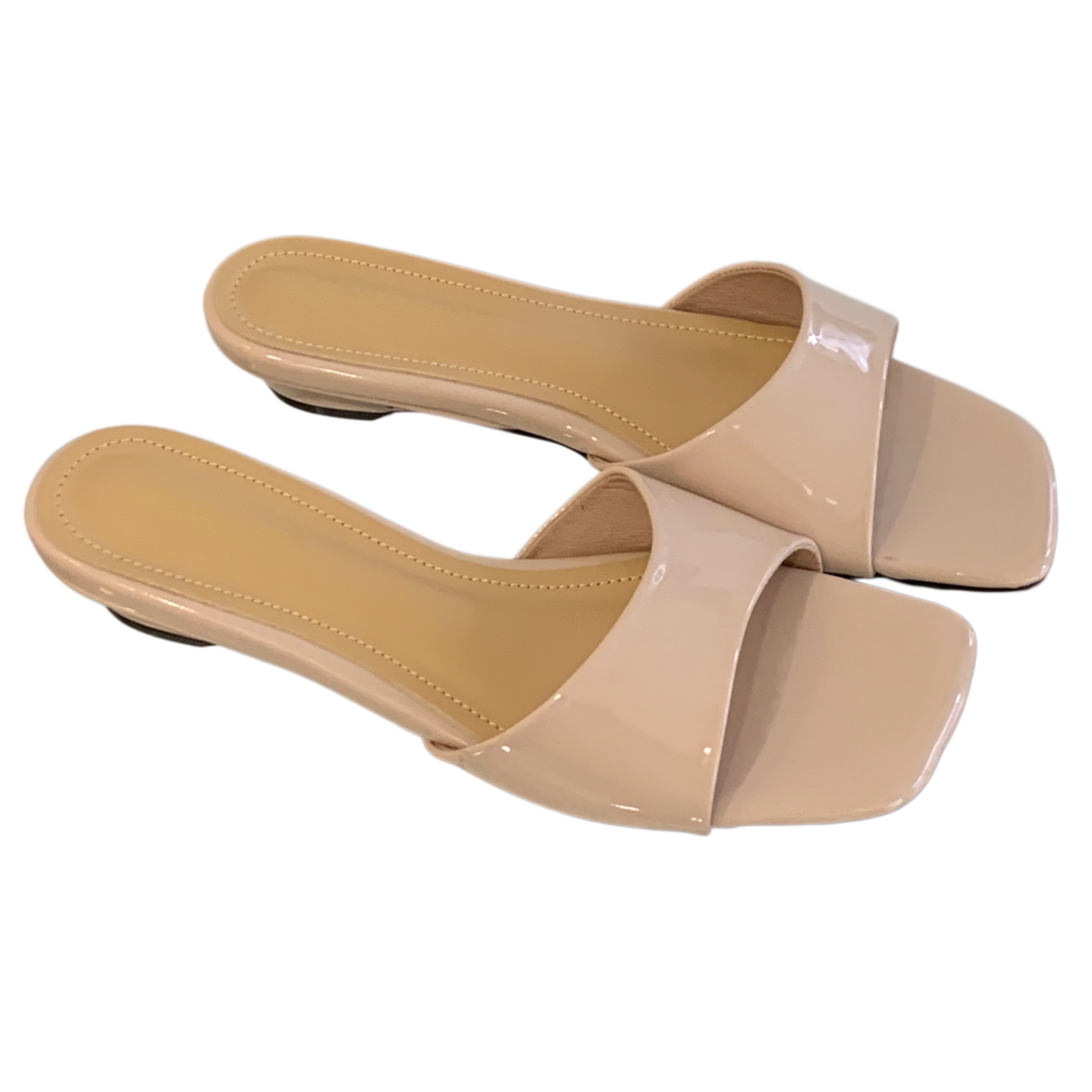 Korean Style One-Strap Slippers for Women Summer 2026 New Wedge Beach Sandals Versatile French Style Casual Slippers